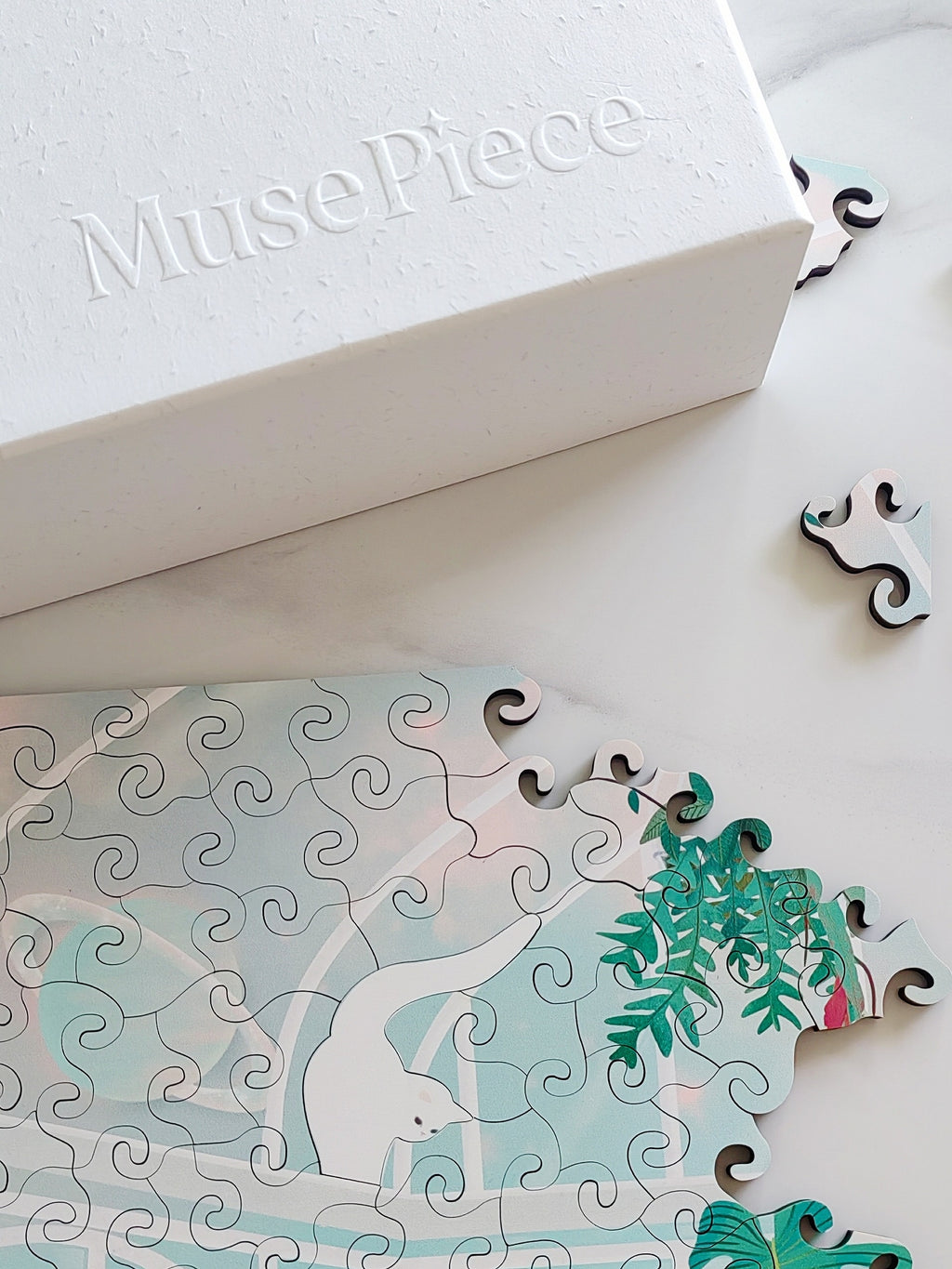 MusePiece Art Therapy Puzzle Gift Set – Wooden Jigsaw for Relaxation